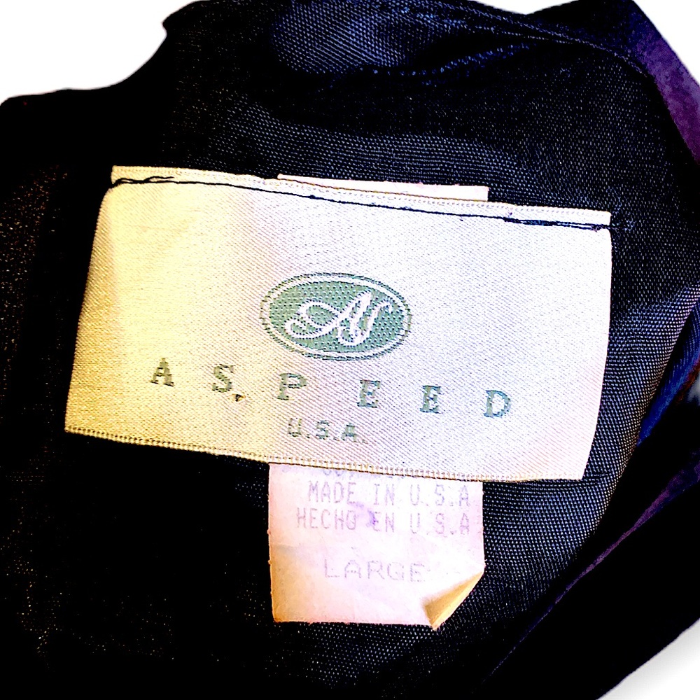 EUC Aspeed Brand Vintage Maxi Prom / Cocktail / Evening Gown Dress Size L - Picture 4 of 4